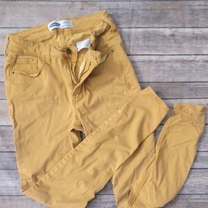 Old Navy Golden Yellow Skinny Jeans